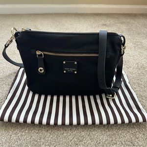 Henri Bendel Jetsetter Nylon Crossbody Black